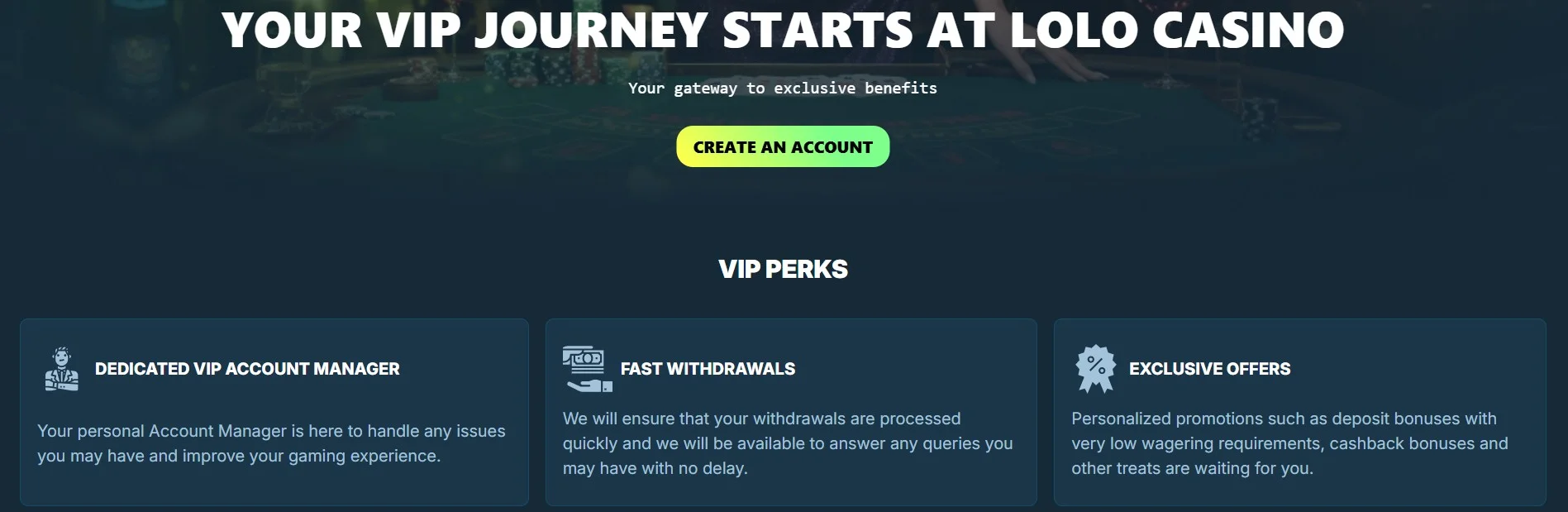 Lolo Casino VIP
